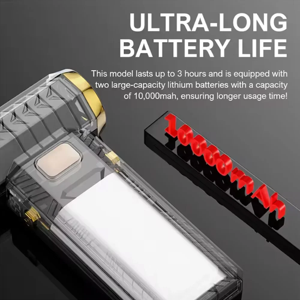 M18 400000RPM Bezszczotkowy Turbo Jet Fan Blower Mocny Elektryczny Dmuchawa Przenośny Odkurzacz do Kurzu Ładowanie Type-C 53m/s